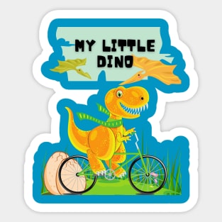 my little dino Sticker